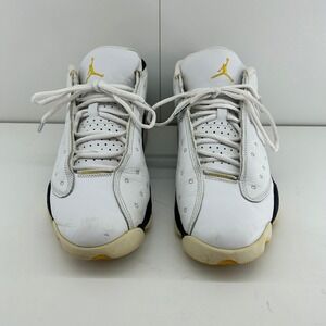 Jordan Basketball Shoes Size 8 Men Athletic White Black Yellow Sneakers